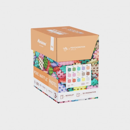 Toy Building Block - Marioinex Mini Waffle 200 Pieces (Pastel Colors)