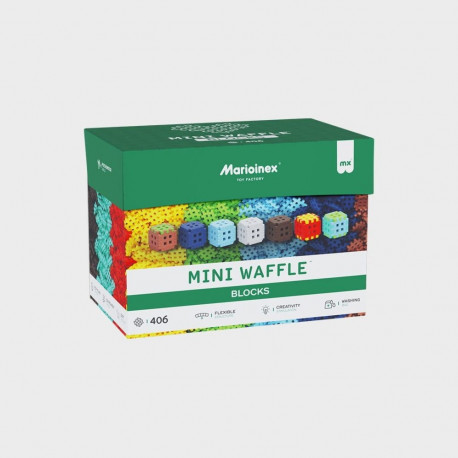 Constructor - Marioinex Mini Waffle Building Blocks (406 pieces, multicolour)