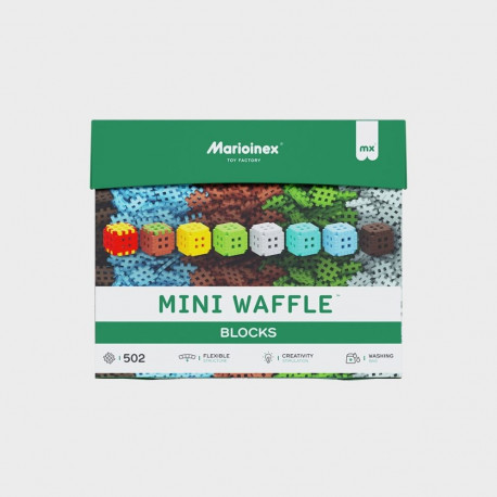 Constructor - Marioinex Mini Waffle Building Blocks (502 pieces, multicolour)