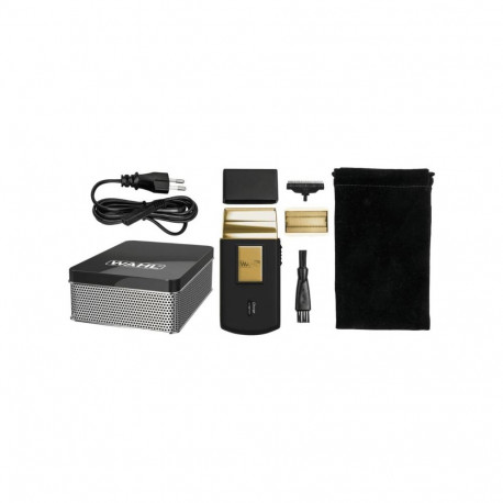 Electric Shaver - Wahl Travel Shaver Gold Edition (07057-016, rechargeable, 45 min runtime) black go