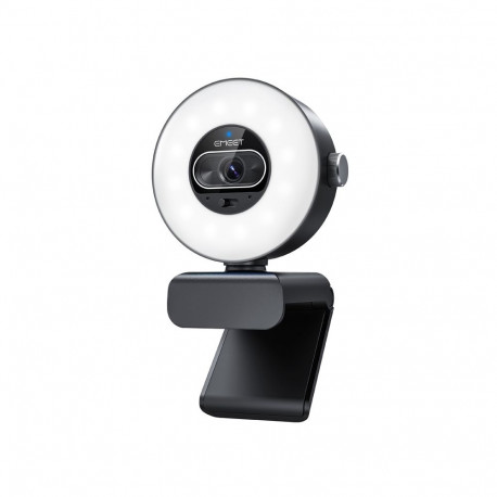 Webcam - Emeet SmartCam S600L 4K, fast autofocus, dual microphones, adjustable ring light