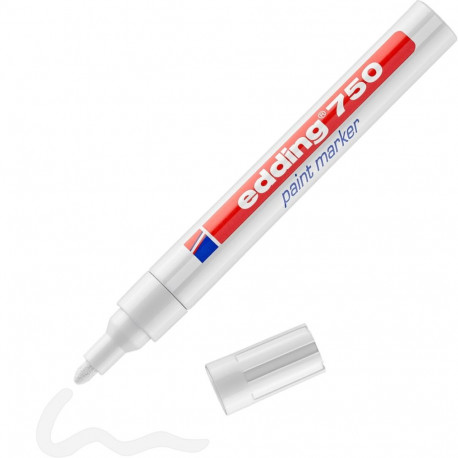 Värvimarker EDDING Indrusty Paint 8750 valge