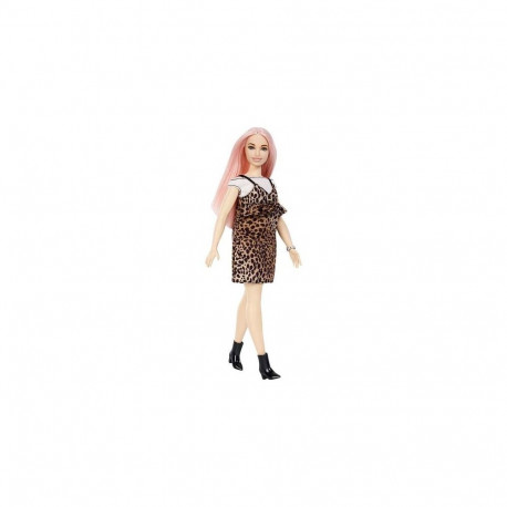 Mattel Fashionistas Doll - Curvy with Pink Hair