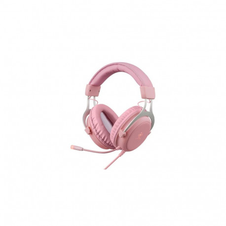 Deltaco Gaming GAM-030-P headphones/headset Wired Head-band USB Type-A Pink