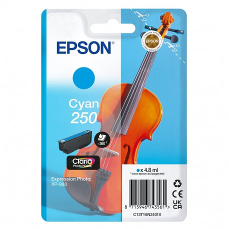 "EPSON Tinte cyan 4.8ml XP 980, ''250''"