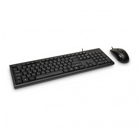 "Inter-Tech KM-3149R - Tastatur-und-Maus-Set - USB"