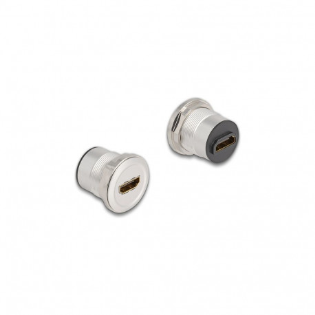 "HDMI Einbaubuchse 8K 60 Hz Aluminium"