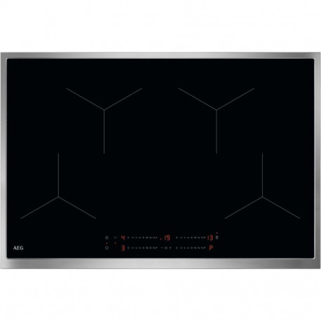 "AEG TO84IA0CXB Kochfeld Induktion 80cm Ed-Rahmen autark Touchbedienung"