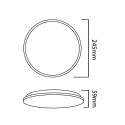 Ceiling lamp with twilight sensor MCE347