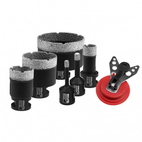 Vb teemantkroonpuuride komplekt 6, 8, 20, 35, 50, 68mm, juhik