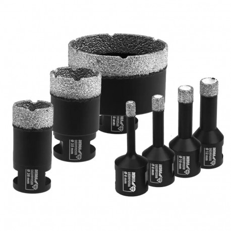 Teemantkroonpuuride komplekt vb 6, 8, 10, 12, 28, 35, 68mm