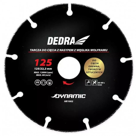 Lõikeketas puidule ja plastile 125mm/22,2