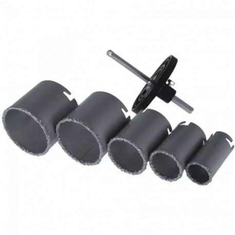 Augusaagide komplekt volframpuistega 33, 43, 53, 67, 73mm