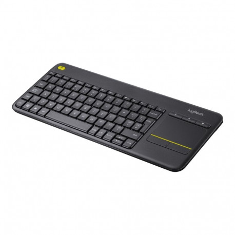 Logitech | K400 Plus | Keyboard with Trackpad | Wireless | US | Black | • Keyboard• Unifying receive