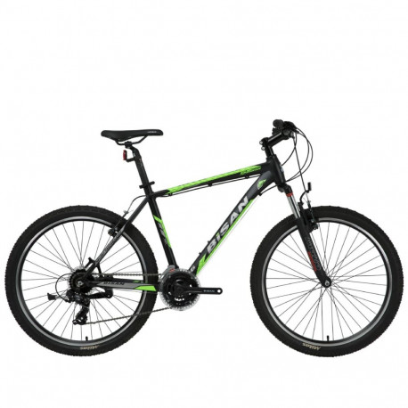 Maastikuratas Bisan MTX7050 VB Matt Black/Green (Ratta suurus: 27.5 Raami suurus: 19)
