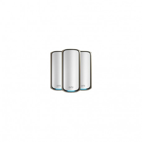 "NETGEAR Orbi 970 series Quad-Band WiFi 7 Mesh System White 27Gbps 3 pieces 1year"