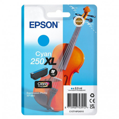 "EPSON Tinte cyan 8.9ml XP 980, ''250XL''"