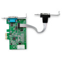 STARTECH.COM jadaadapter 2-pordiline PCIe 16950 UART 921,4Kbps Windows ja Linux
