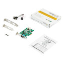 STARTECH.COM jadaadapter 2-pordiline PCIe 16950 UART 921,4Kbps Windows ja Linux