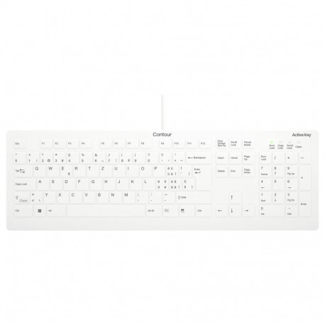 "CHERRY ACTIVE KEY MTA AK-C8112 Corded DE-Layout weiß"