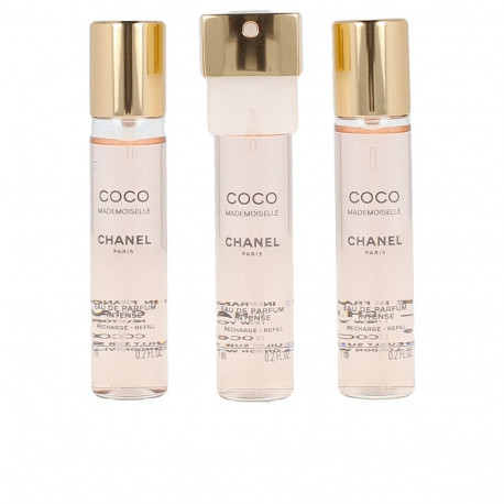 Chanel parfüümvesi Coco Mademoiselle twist & spray täiteained 3x7ml