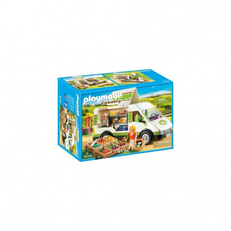 Toy Set - Playmobil 70134 Country Yard Shop With Accessories And Figures - Multicolor