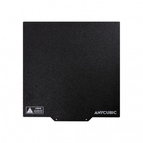 Printer Build Plate - Anycubic PEI Plate For Kobra 2 Neo, Flexible Design, Textured Surface, Black