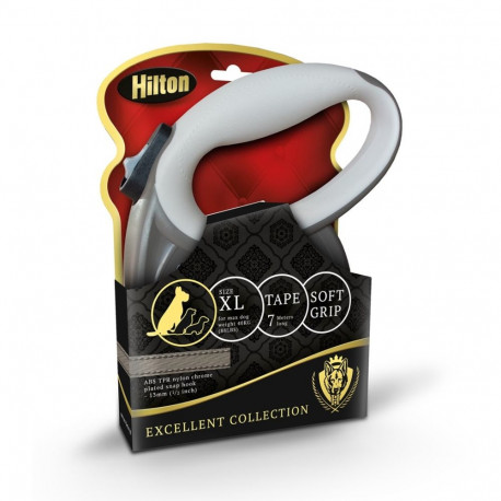 Pet Leash - HILTON Smart Dog XL 7m 40kg Retractable Leash Brown-Beige