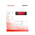 Product Summary: 1TB External Solid State Drive (SSD) featuring a dual-connector de