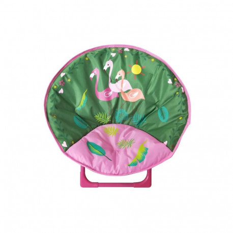 KIDS MOON CHAIR FLAMINGO