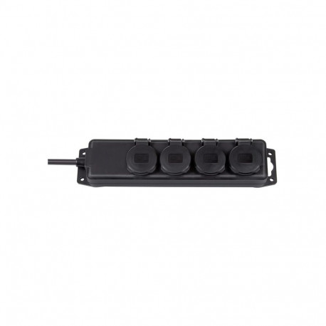 EXT CORD 1159960 2M BLACK IP44