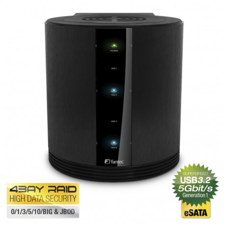 FANTEC SQ-35RU3e schwarz 4x3,5  SATA RAID HDD