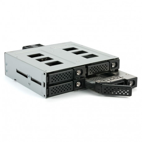 FANTEC kettasahtel MR-SA1242-12G 4x2,5 SSD/HDD, must