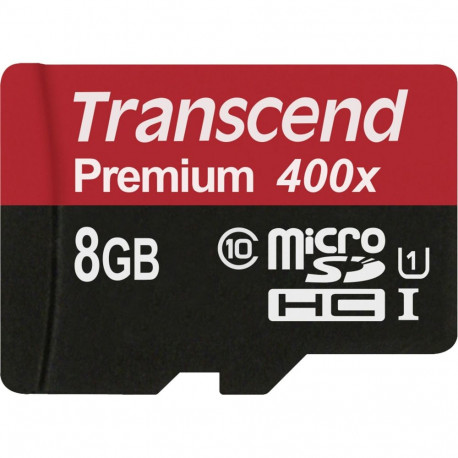 Transcend microSDHC 8GB Class 10 UHS-I 400X