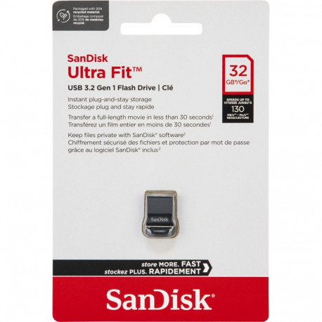 SanDisk Cruzer Ultra Fit    32GB USB 3.2         SDCZ430-032G-G46