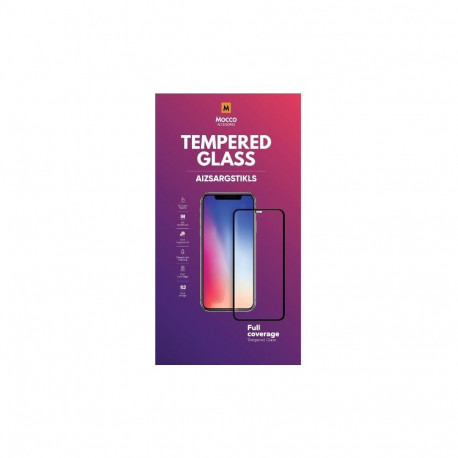 Mocco Full Face / Full Glue Tempered Glass Full Coveraged with Frame Apple iPhone 15 Pro Max Black