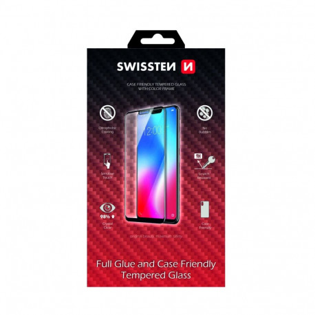 Swissten Full Face Tempered Glass Apple iPhone 14 Pro Black