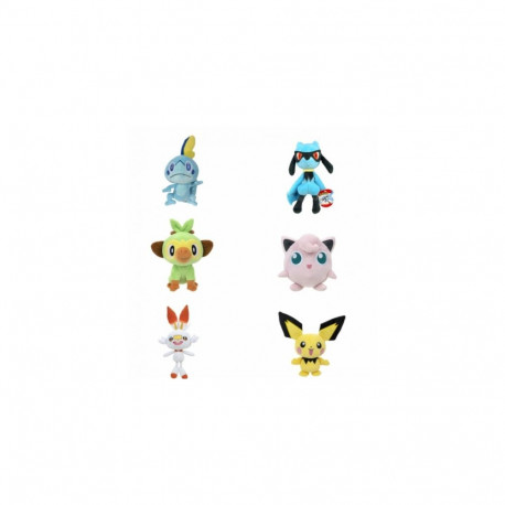 Toys, Games & Collectibles - Jazwares Pokemon Plush 20 Cm Assortment - Soft Plush Toys, Various Char