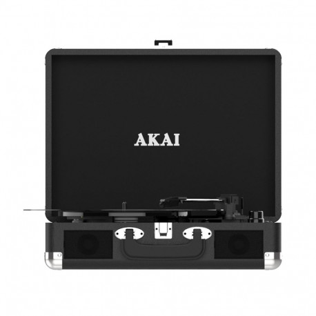 Audio Turntable - AKAI ATT-18BT Bluetooth USB Recording Portable Turntable Black
