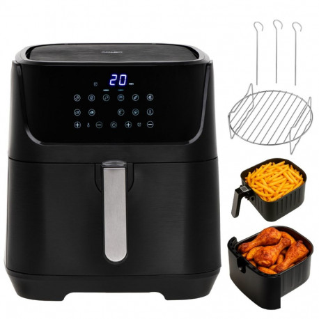 Home & Kitchen Appliance - Adler AD 6317 5.5L Oil-Free Air Fryer 12 Cooking Programs Black