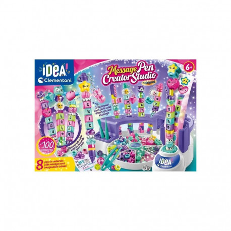 Craft Kit - Clementoni Idea Art Ballpoint Pen Factory, Create Personalized Pens, 6+ Years, Multicolo