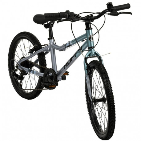 Bicycle - Huffy Literide Alu 20” 7-Speed Adjustable Seat Hand Brake Silver/Turquoise