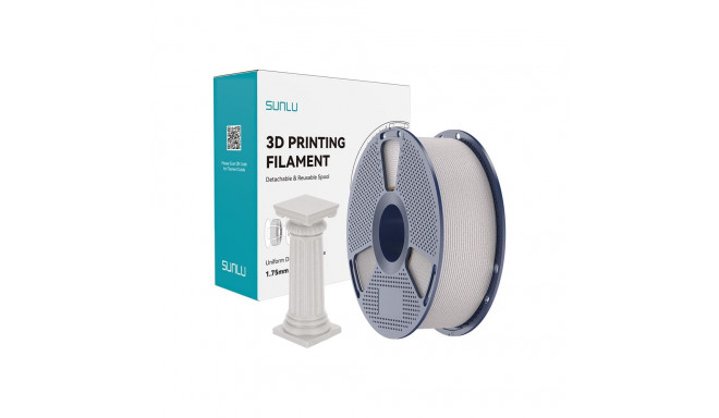 Sunlu PLA High-Speed Marble Filament (light gray)
