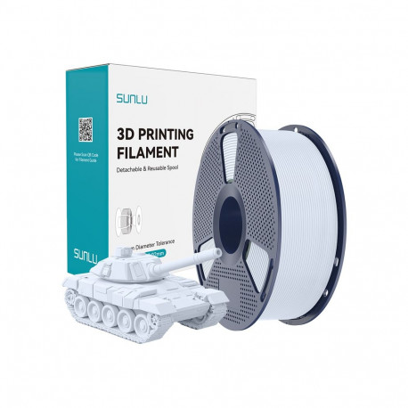 Sunlu PLA+ High-Speed White Filament