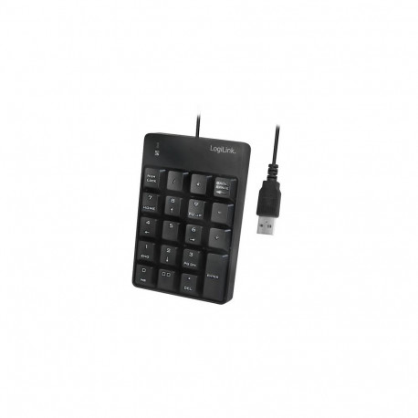 LogiLink ID0184 numeric keypad Laptop Black