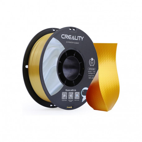 "Creality CR-Silk PLA Filament Gold, 3D-Filament (1 kg, 1,75 mm, auf Rolle)"