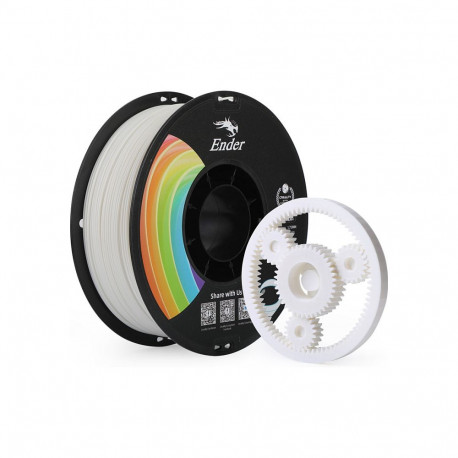 "Creality PLA+ Filament White, 3D-Filament (wei, 1 kg, 1,75 mm, auf Rolle)"