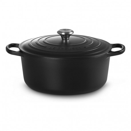 Le Creuset haudenõu Signature 30cm ümmargune, must