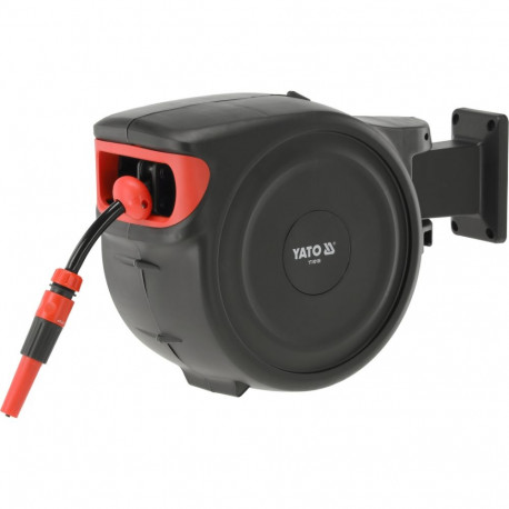 Automatic hose reel for watering 15m 1/2 auto rewind wall mounted YT-90100 YATO