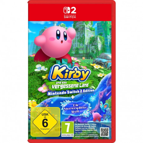 Kirby mäng ja unustatud maa + tähekillude maailm (Nintendo Switch 2 Edition)